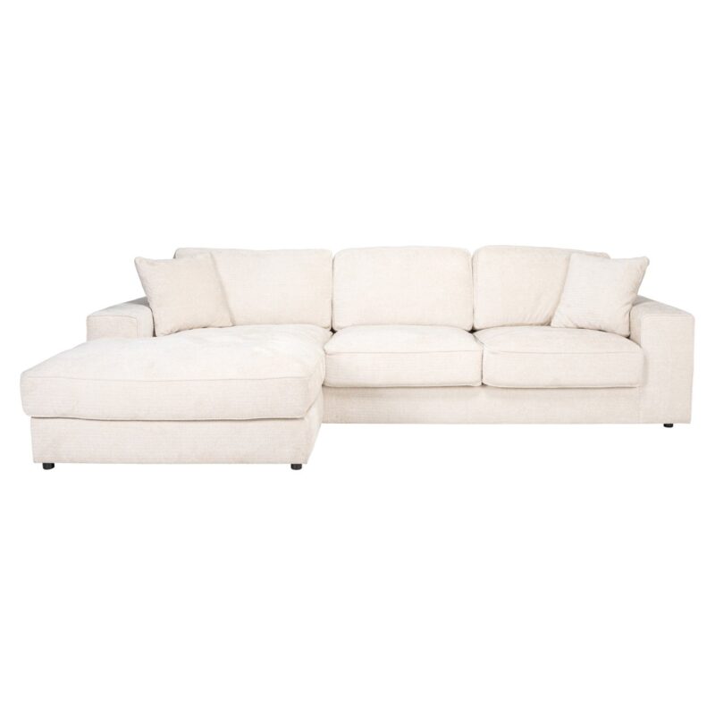 Bank Santos niagara beige 2,5-seater + lounge left