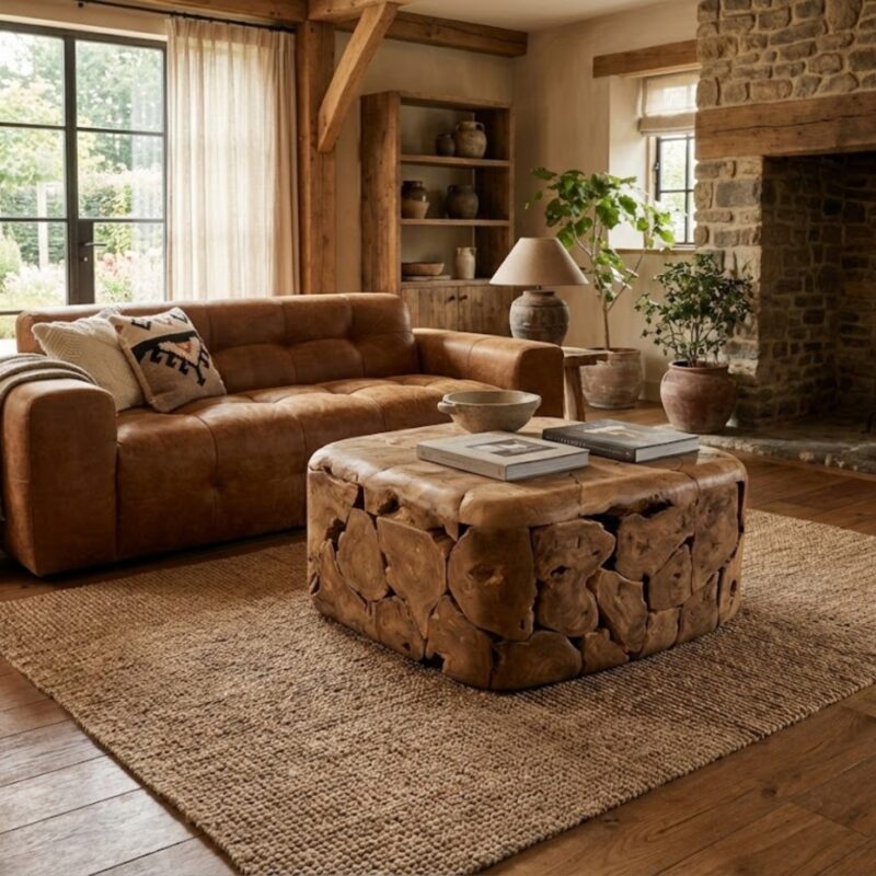 Salontafel Gabri | Vierkant Teak