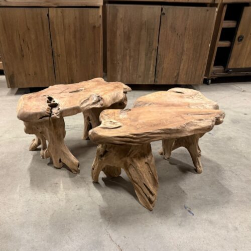 Salontafel Tonnie wortelteak Salontafel Tonnie wortelteak uniek snel leverbaar