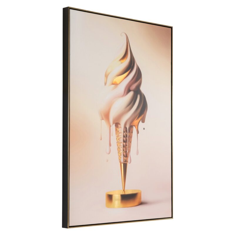 WA-0030-2 Wall art Icecream gold