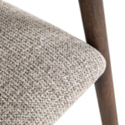 Eetkamerstoel Mihara mocca fancy fire retardant