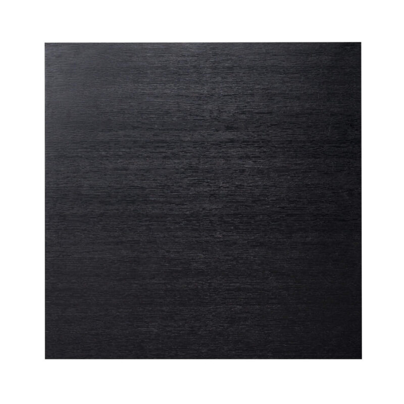 Salontafel Oakura black 90x90 in interieur, stijlvolle woonkamer