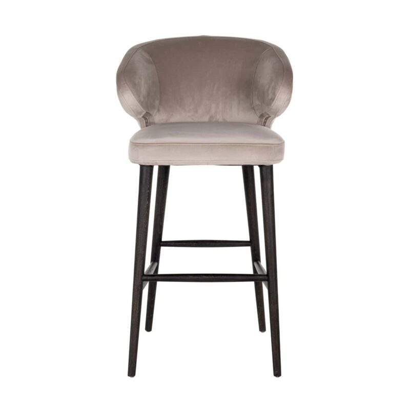 Barstoel Indigo khaki velvet