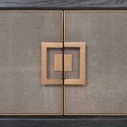 TV-meubel Bloomville brass shagreen