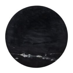 Textuur van messingkleurig blad op bijzettafel Ironville 50Ø