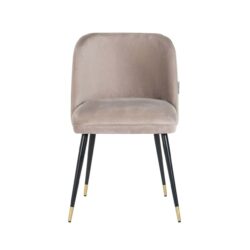 Eetkamerstoel Alicia khaki velvet fire retardant
