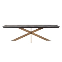 Eettafel Hayley dark coffee 280