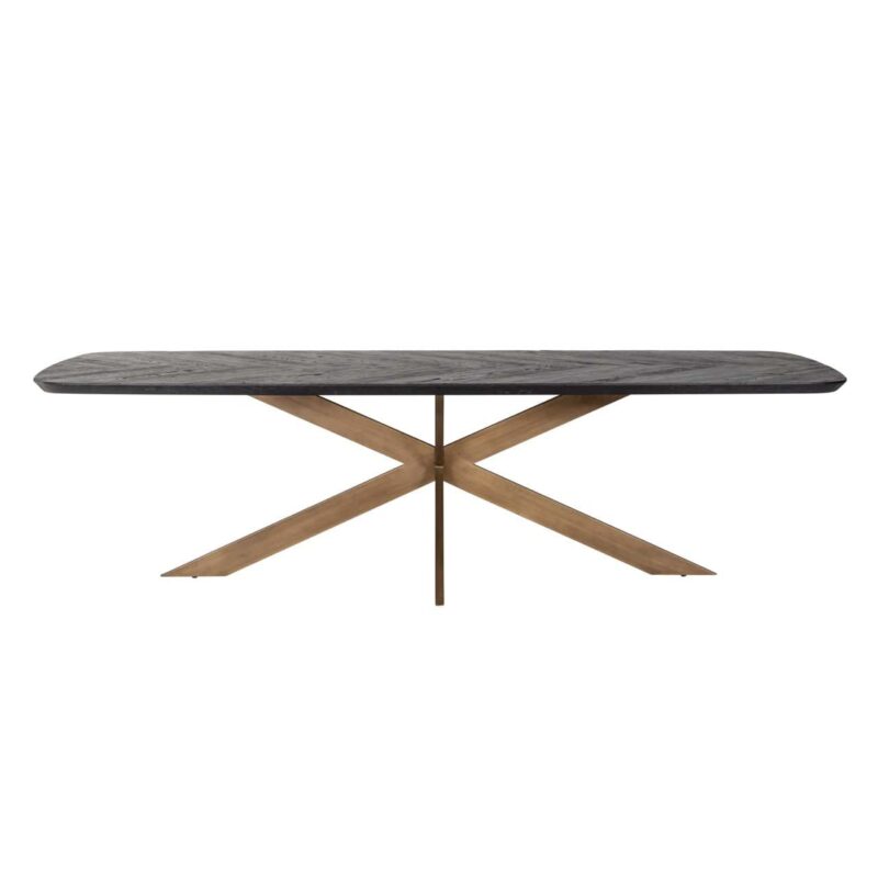 Eettafel Hayley dark coffee 280