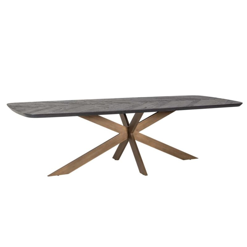 Eettafel Hayley dark coffee 280