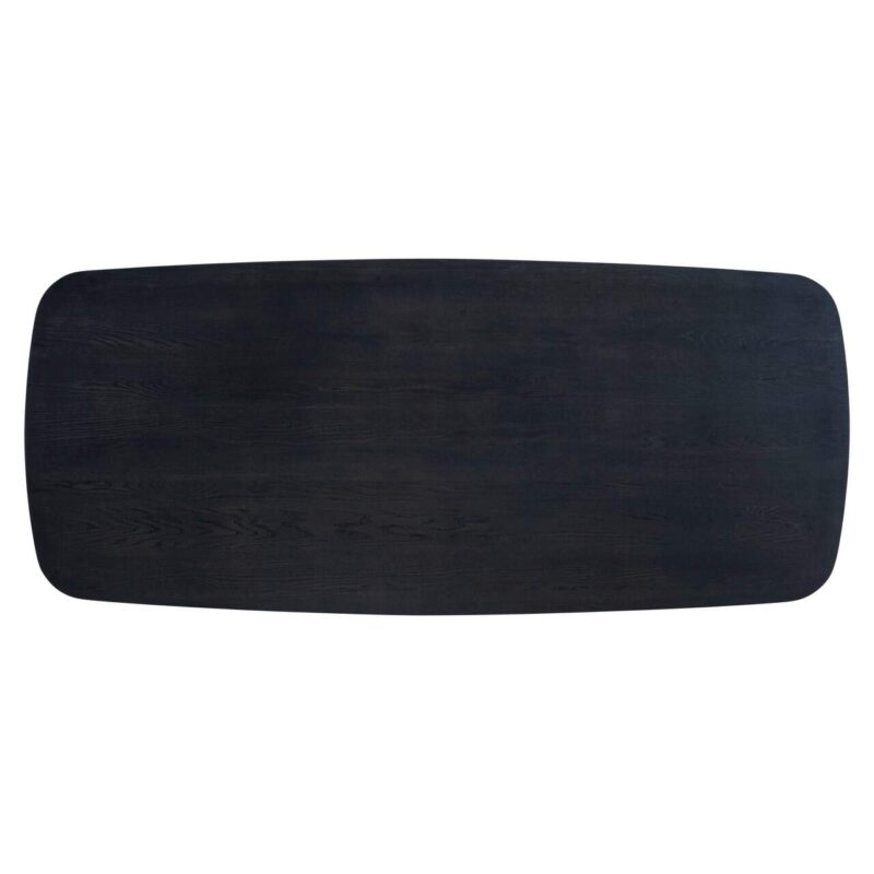 Eettafel Cambon dark coffee danish oval 280 in interieur met familie