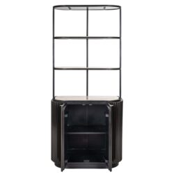 Opbergkast Hampton dark brown