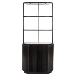 Opbergkast Hampton dark brown