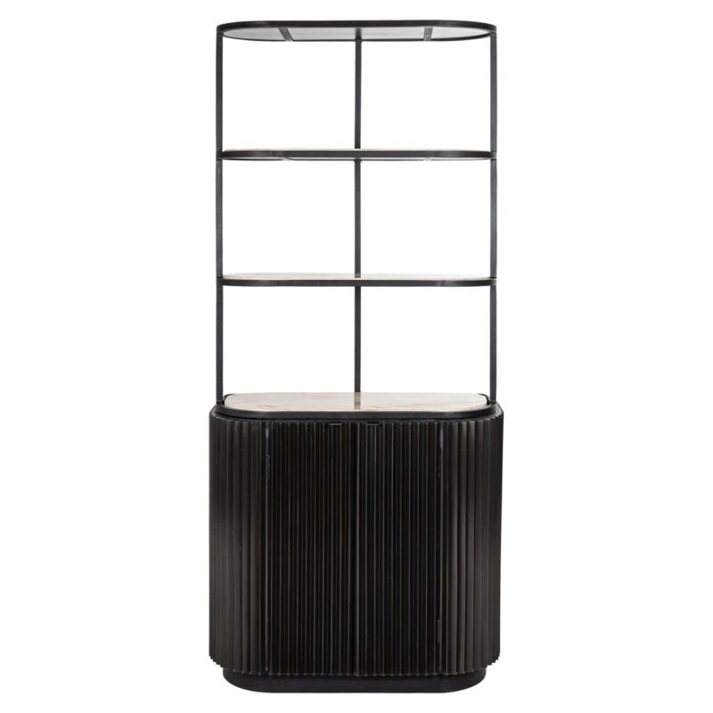 Opbergkast Hampton dark brown