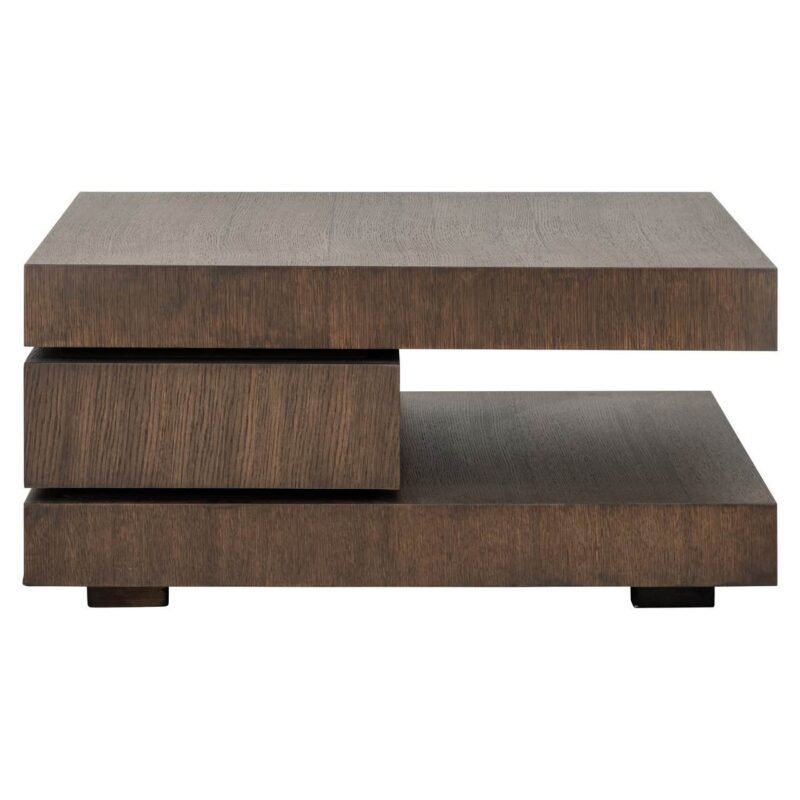 Textuur eiken fineer salontafel Oakura brown