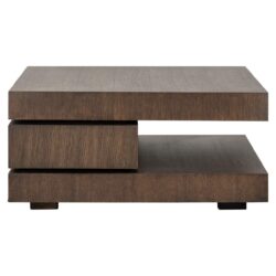 Salontafel Oakura brown 90×90