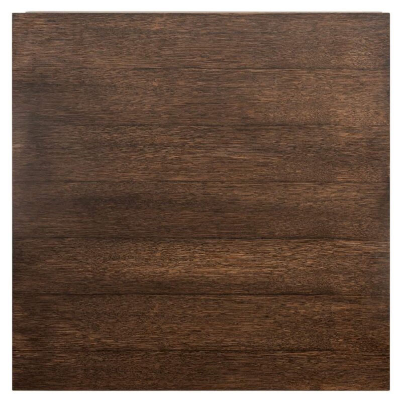 Detail salontafel Oakura brown tafelblad