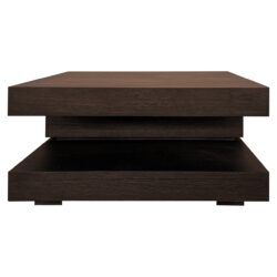 Salontafel Oakura brown 90×90