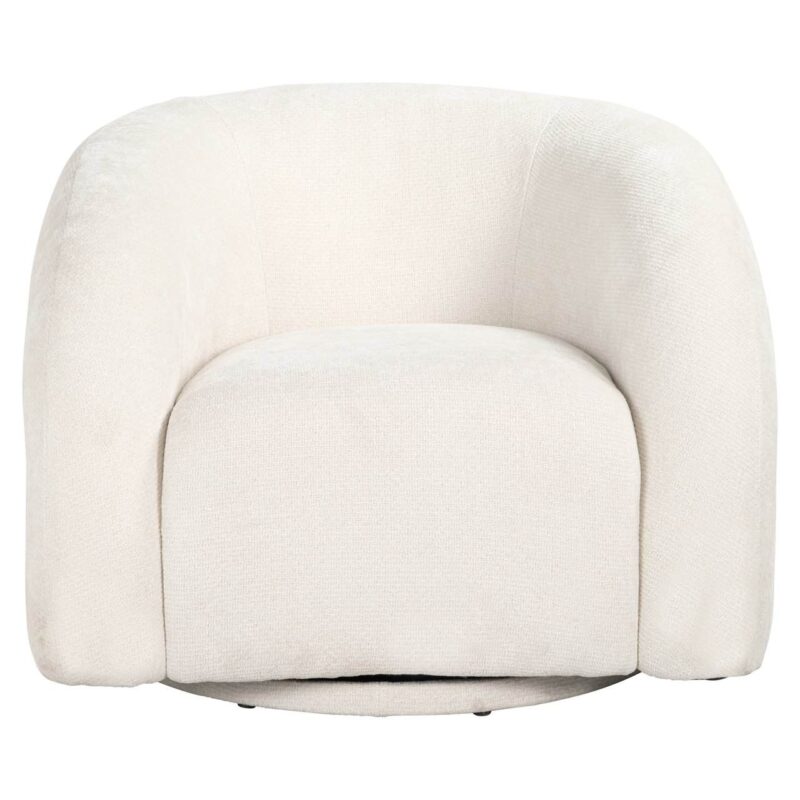 Lounge stoel Arcus white unicorn swivel