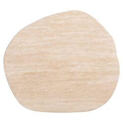 Textuur faux travertin bijzettafel Fictus beige