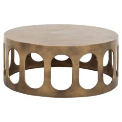 Salontafel Du Pont brushed gold