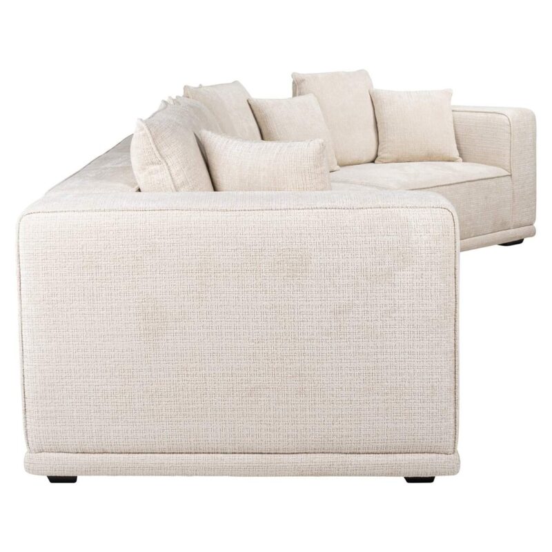 Bank Lusso Niagara Beige in interieur, comfortabel en elegant