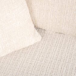 Bank Lusso Niagara Beige vanaf een andere hoek, comfortabel en ruim