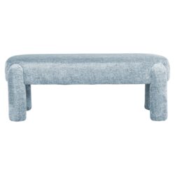 Bank Holly in interieur, light blue chenille stof