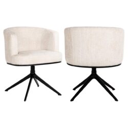 Eetkamerstoel Cheyenne niagara beige swivel
