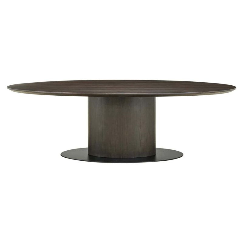 Gordon eettafel in interieur, bruin en modern