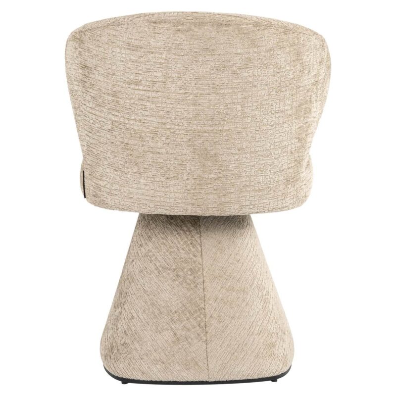 Detail van de zitting van de Eetkamerstoel Gatsbi desert fusion