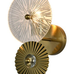 Wandlamp Otis brushed gold