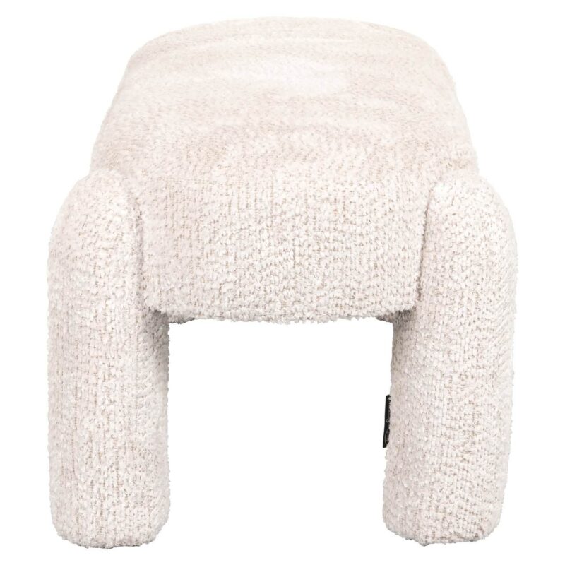 Textuur van de bank Holly lovely cream, comfortabel en neutraal