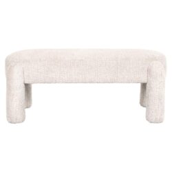 Bank Holly lovely cream in een moderne inrichting, perfect voor een frisse look