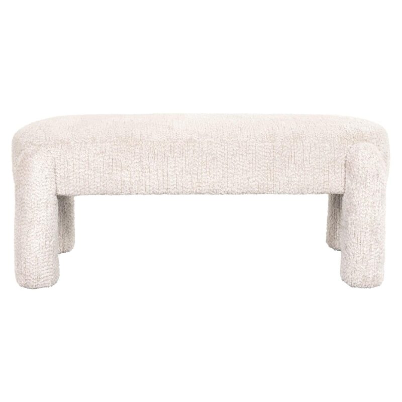 Bank Holly lovely cream in een moderne inrichting, perfect voor een frisse look