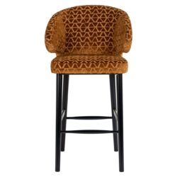 Barstoel Indigo old gold triangle