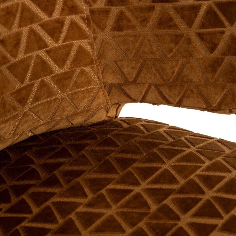 Barstoel Indigo old gold triangle