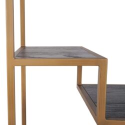 Ophangbeugels wandkast Claremont brown