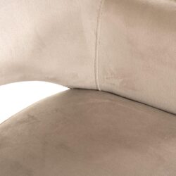 Eetkamerstoel Giovanna vanaf zijkant