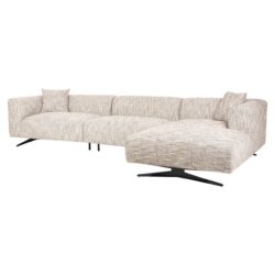 Detail van de afneembare kussens van de Hoxton bank