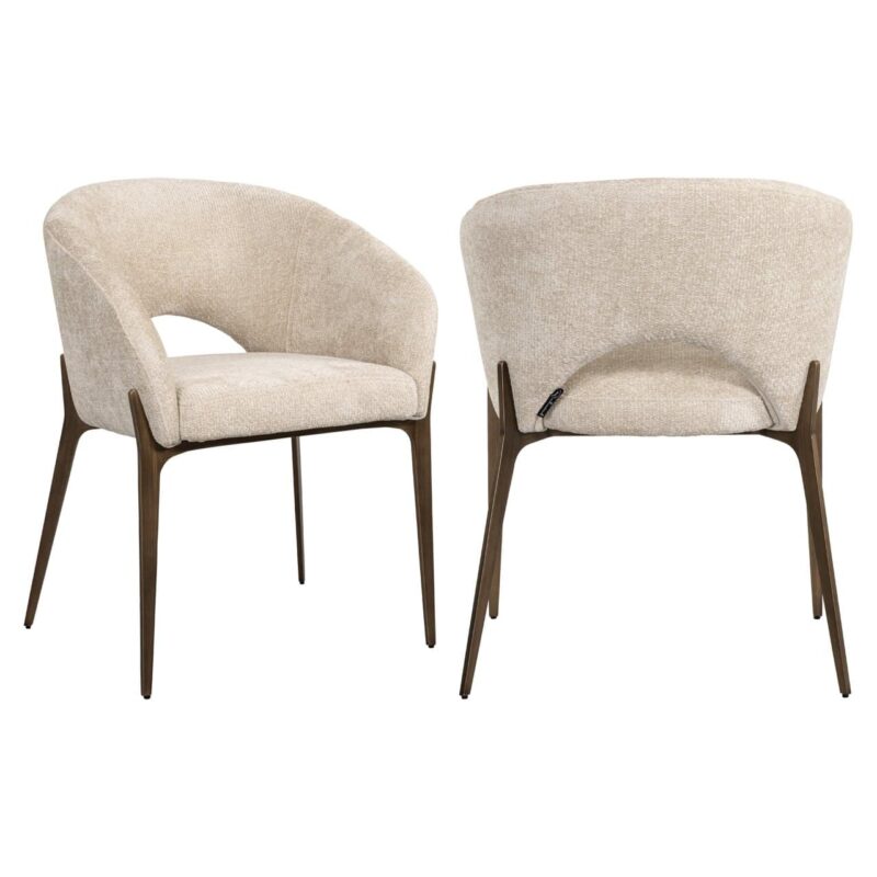 Eetkamerstoel Kenzi cream unicorn