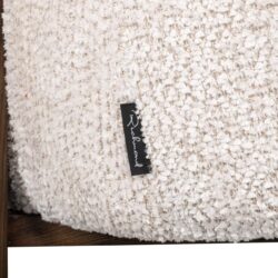 Lounge stoel Arabella lovely cream vanaf boven, uniek ontwerp