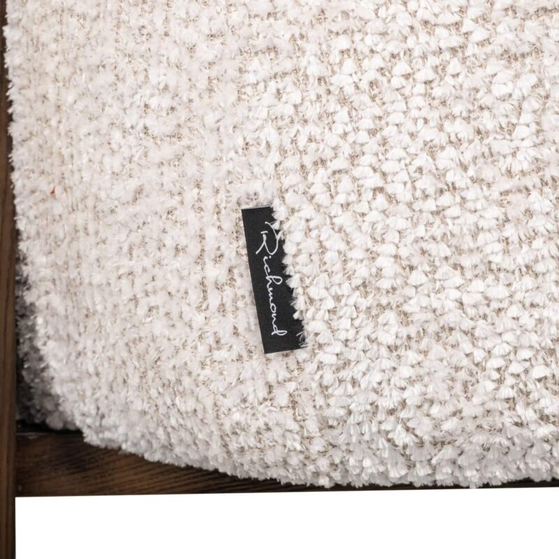Lounge stoel Arabella lovely cream vanaf boven, uniek ontwerp