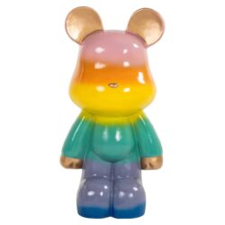 Textuur van decoratief object Baloo, polyresin, handgemaakt