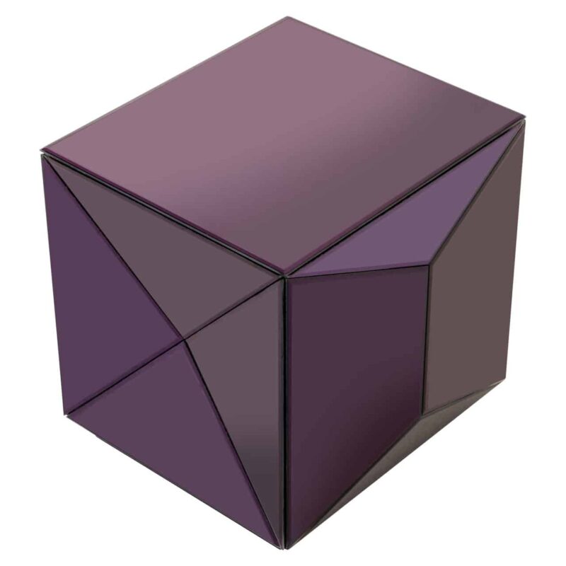 Details van Shifra bijzettafel, MDF-constructie en spiegel