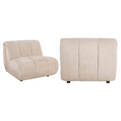 Lounge stoel Kyli jasper cream