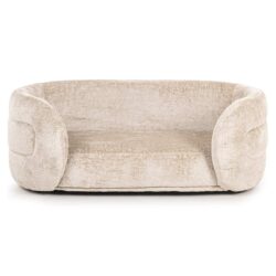 Handgemaakt hondenbed Bingo clay chenille, uniek en exclusief