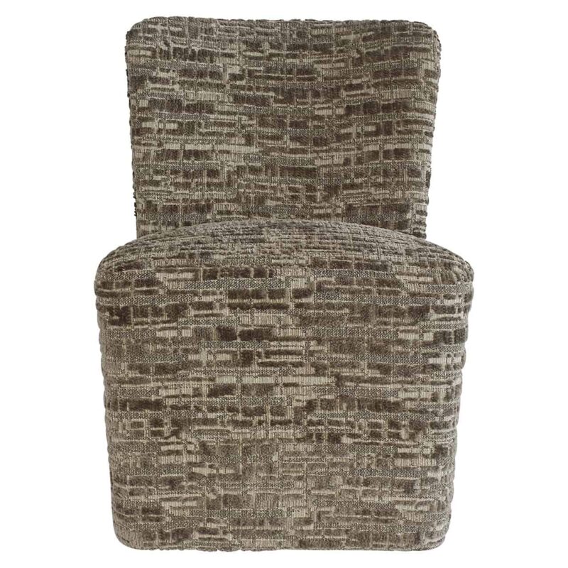 Eetkamerstoel Lorain greige on wheels