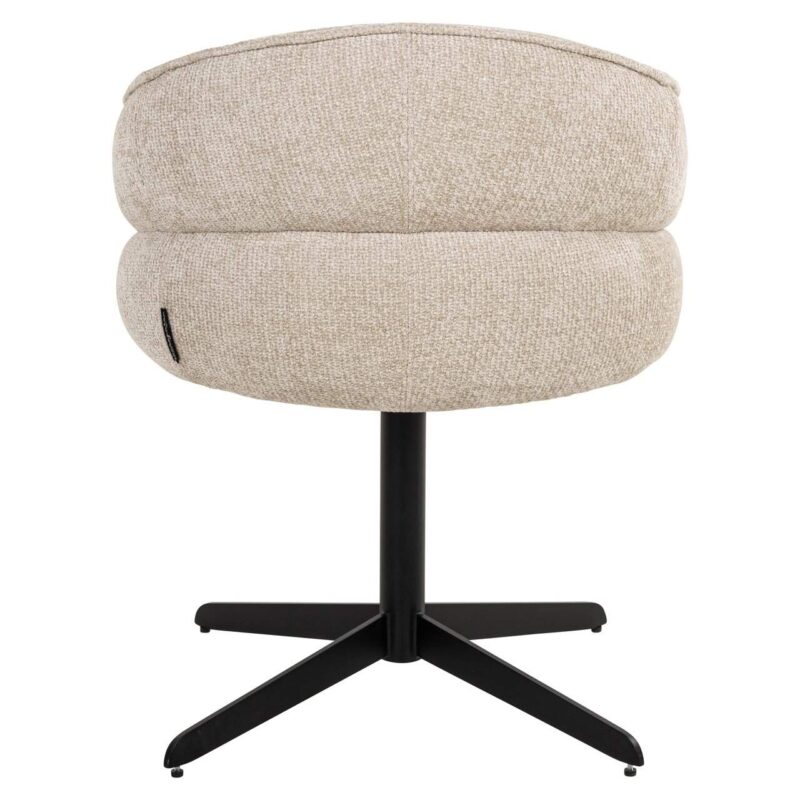 Eetkamerstoel Angelina cream unicorn swivel