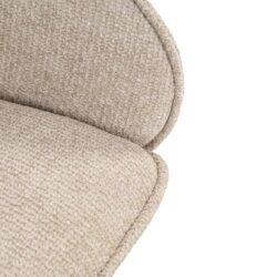 Eetkamerstoel Angelina cream unicorn swivel