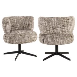 Eetkamerstoel Alexis brown omara swivel
